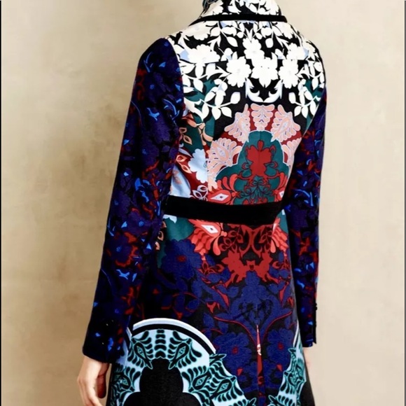 Elevenses Coat Slim Tailored black blue Stretch 10 - Picture 2 of 6